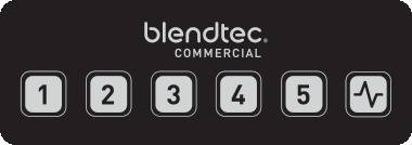 Komerční mixér BlendTec Connoisseur 825, rozhraní Komerční mixér BlendTec Connoisseur 825, rozhraní