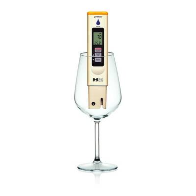 Digitální měřič pH HM Digital PH-80 ve sklenici