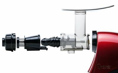 Sestava horizontálního odšťavňovače Sana EUJ-707 červený