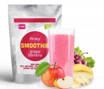 Fit-day grape banana smoothie 1 Fit-day grape banana smoothie 1