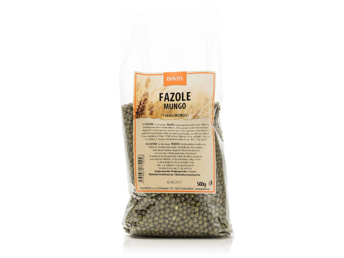 Fazole mungo semena na klíčení 500 g