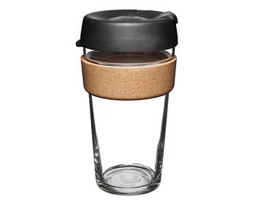 Populární termohrnek z tvrzeného skla ideální pro uchování kávy, smoothie a čerstvé šťávy na cesty.