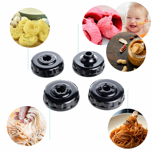 nástavce na zmrzlinu a těstoviny pro odšťavňovač Sana 606