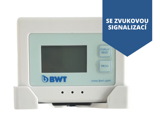 digitální průtokoměr s indikací kapacity filtru (zvuková signalizace)