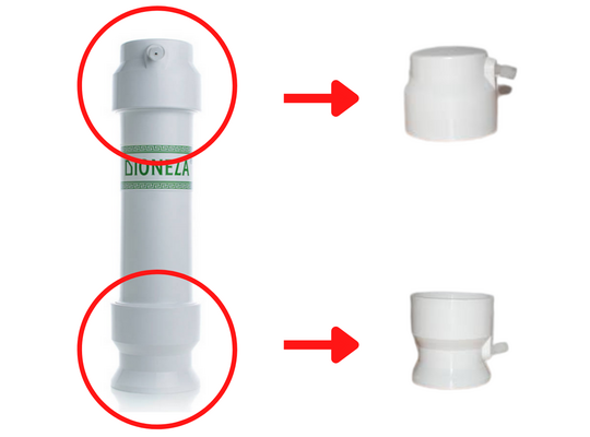 výměna hlavice filtru Dionela (kus za kus)
