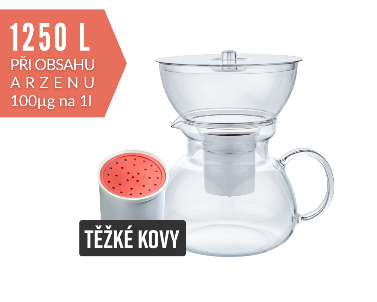 filtrační konvice OASA na těžké kovy
