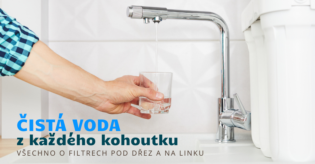 Odstraňte z kohoutkové vody chlór, mikroplasty i hormony