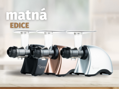 šnekový odšťavňovač Sana matná edice