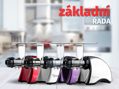 šnekový odšťavňovač Sana základní řada