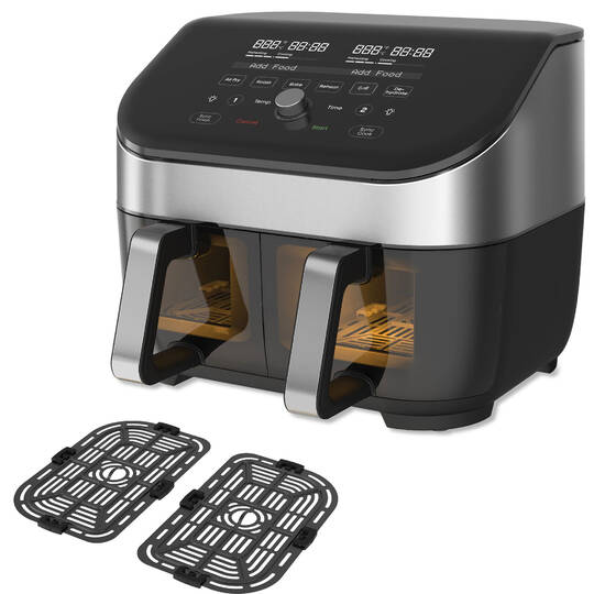 perforované tácy fritézy Vortex Dual Drawer 8
