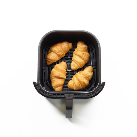 croissanty v horkovzdušné fritéze Vortex 6 Clear Cook