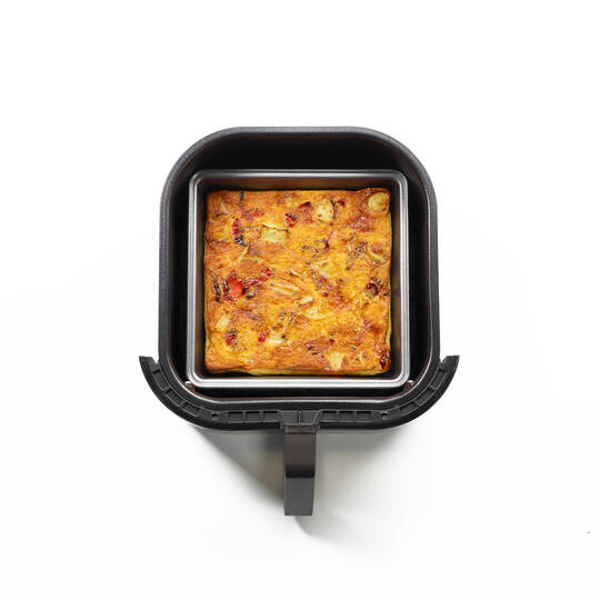 frittata v horkovzdušné fritéze Vortex 6 Clear Cook