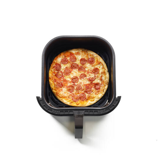 pizza v horkovzdušné fritéze Vortex 6 Clear Cook