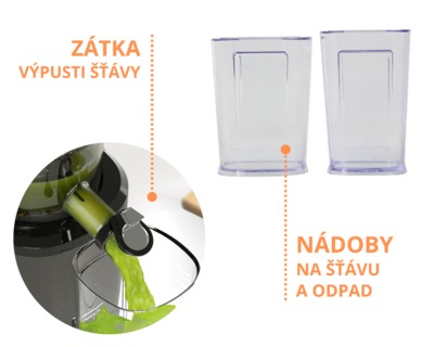 šnekový odšťavňovač Kuvings AUTO10