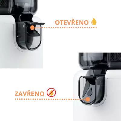 Zátka výpusti šťávy – Juice Flap