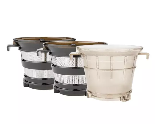 jemné síto, hrubé síto, pouzdro na sorbet Sana 878