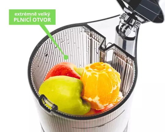 samokrájecí násypka s extra velkým plnicím otvorem Sana 878