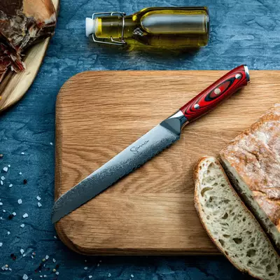 damaškový nůž na chleba Sana 20 cm