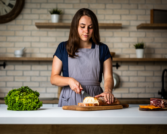 krájení s nožem na pečivo Sana