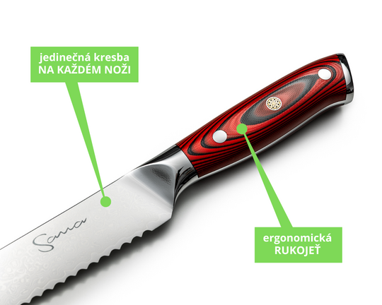 nůž na chleba Sana VG10