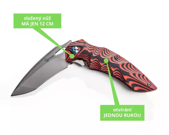 lehoučký kapesní nůž Sana