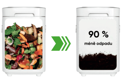 Elektrický kompostér Reencle Prime bílý