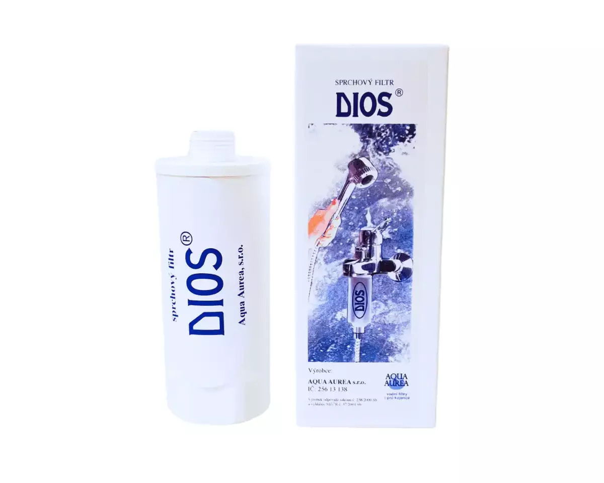 sprchový filtr Dios bílý