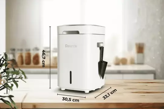 Rozměry elektrického kompostéru Reencle Prime