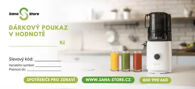 Dárkový poukaz Sana Store