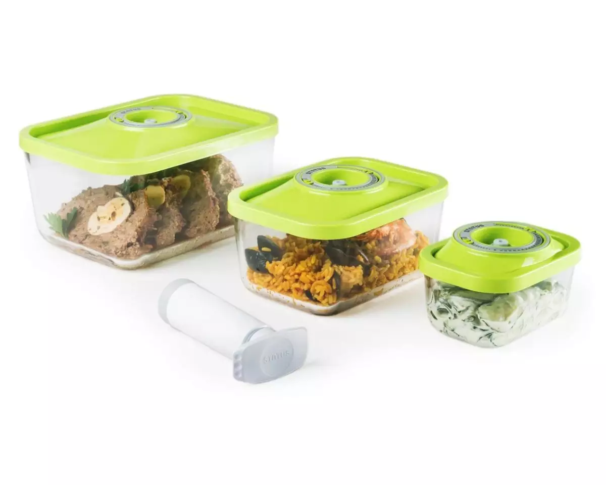 Sada vakuových nádob Status