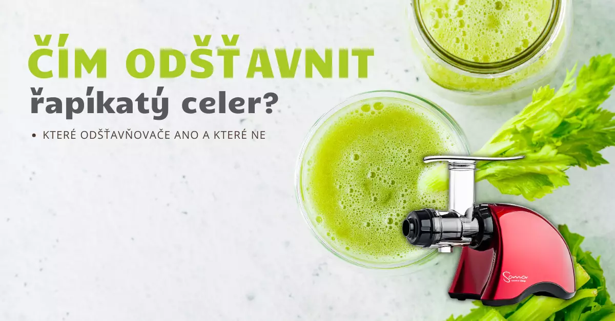 Nejlepší odšťavňovač na řapíkatý celer