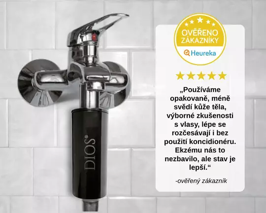 Recenze z Heureky na sprchový filtr Dios