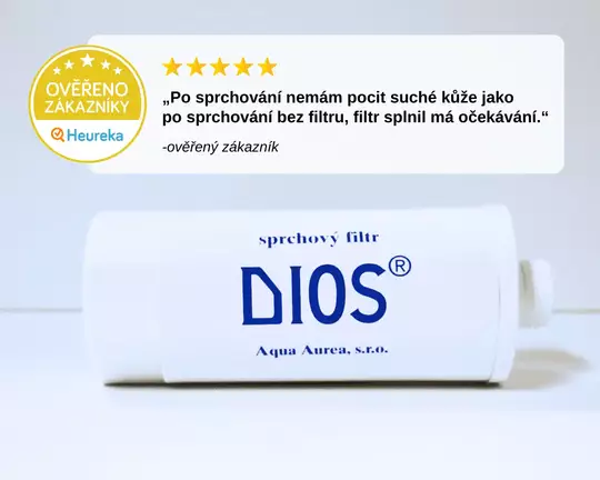 Recenze z Heureky na sprchový filtr Dios