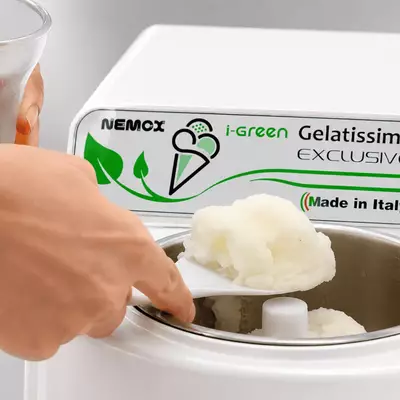 Kompresorový zmrzlinovač Gelatissimo Exclusive i-Green