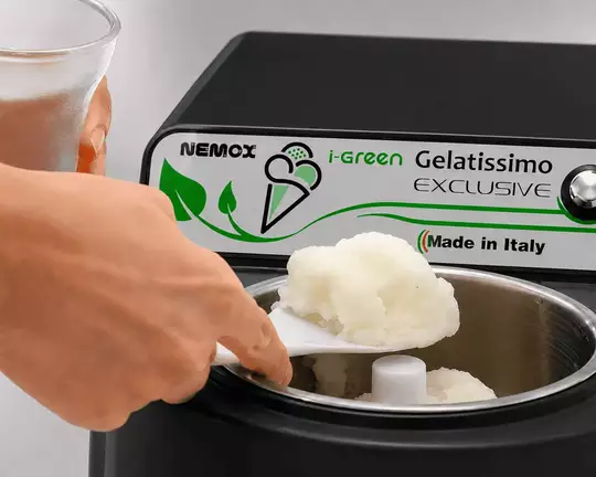 Domácí citronový sorbet ze zmrzlinovače Gelatissimo Exclusive i-Green