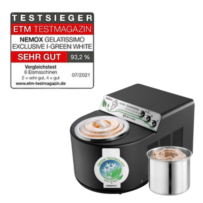 zmrzlinovač Gelatissimo Exclusive i-Green