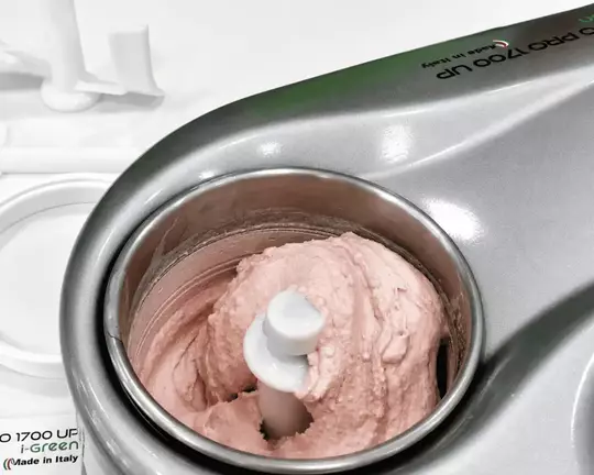 Domácí zmrzlina ze zmrzlinovače Gelato Pro 1700 Up i-Green