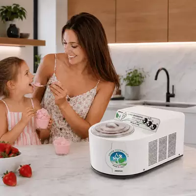 Kompresorový zmrzlinovač Gelatissimo Exclusive i-Green