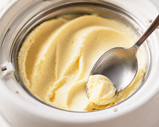 Vanilková smetanová zmrzlina ze zmrzlinovače Gelato Dolce Vita