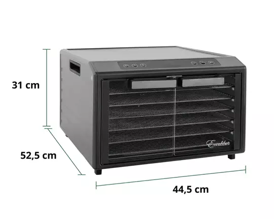 Rozměry sušičky Excalibur Select DH06SC